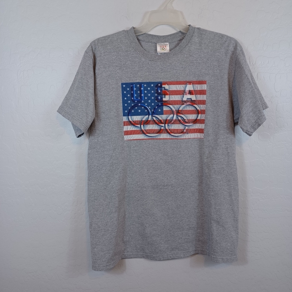 Usa Olympics Men's Vintage Shirt Size L